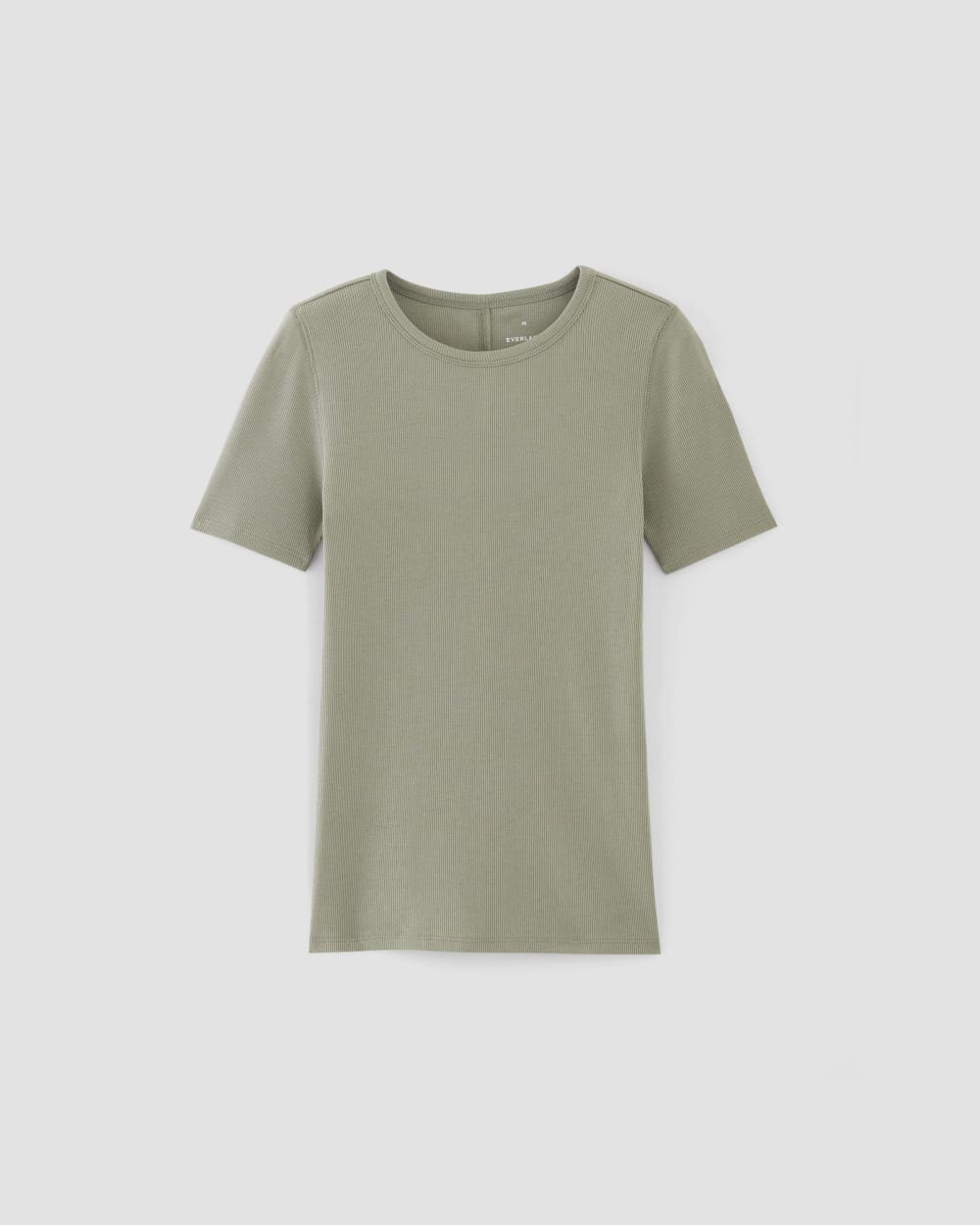 The Luxe Rib Crew | Sage Green