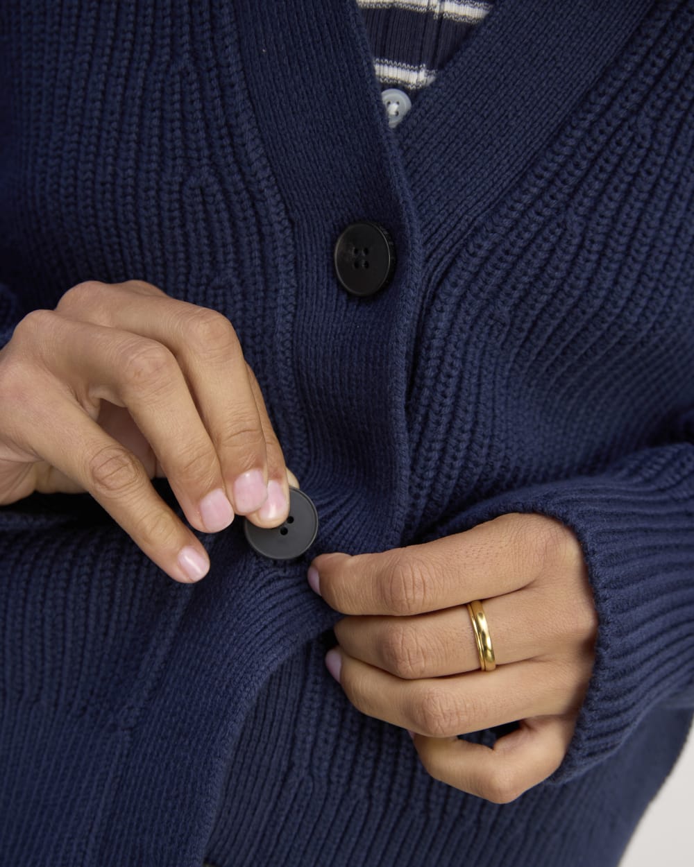 The Boxy Cardigan in Everyday Cotton | Navy