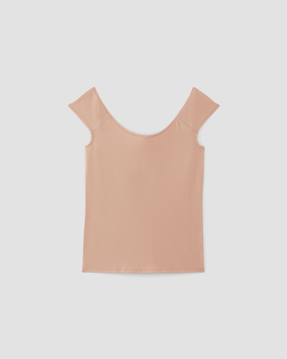 The Supima® Form Cap-Sleeve Tee | Blush Pink