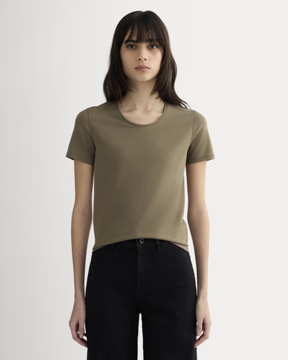 The Form Tee | Deep Taupe