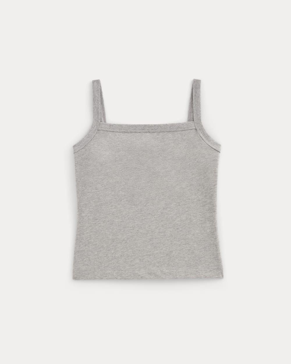The Essential Square-Neck Tank | Heathered Grey