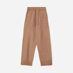 The Cozy-Stretch Wide-Leg Sweatpant | Camel