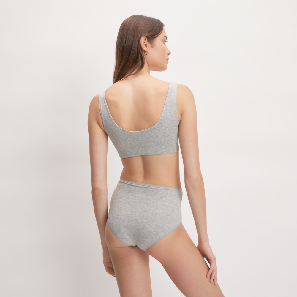 The Cotton Tank Bra |  Heathered Grey