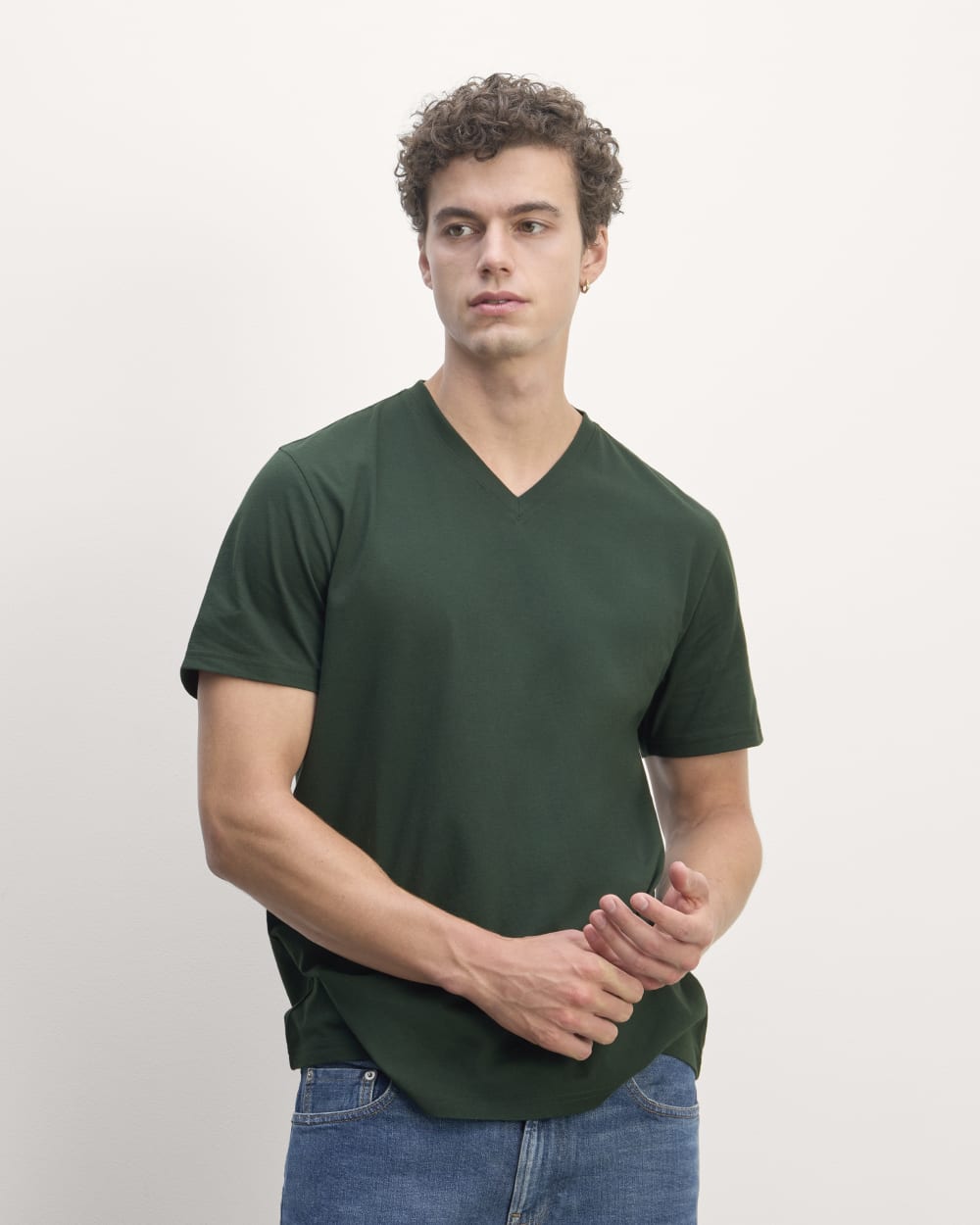 The Essential Organic V-Neck Tee | Scarab