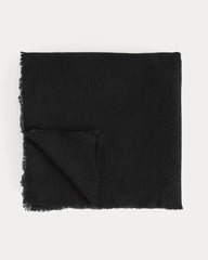 The Feather Cashmere Bandana | Black