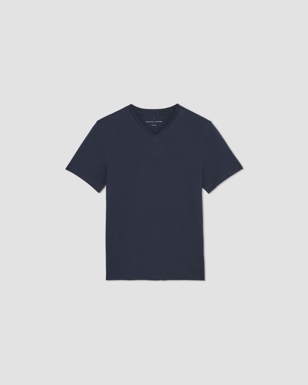 The Organic Cotton V-Neck Tee | Deep Navy