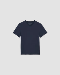 The Organic Cotton V-Neck Tee | Deep Navy