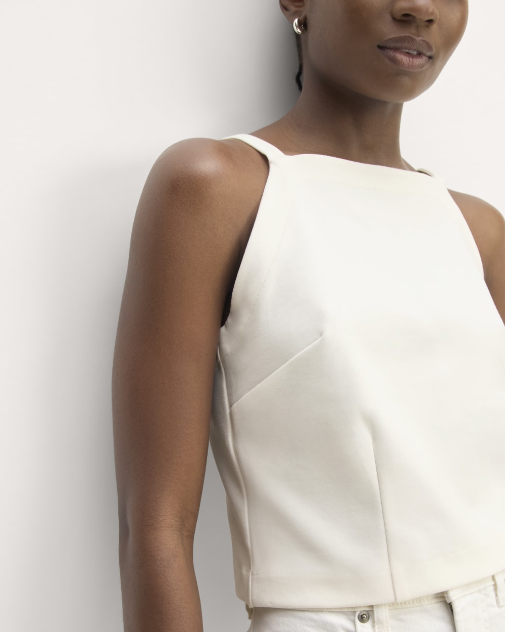 The Dream High-Neck Tank | Bone