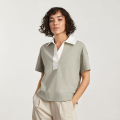 The Retro Jersey Polo | Smoke / Bone