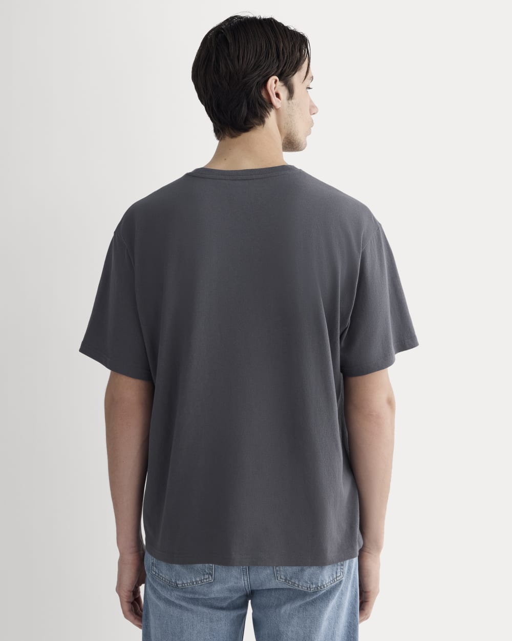 The Premium-Weight Relaxed Crew | Uniform | Graphite