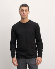 The Premium-Weight Relaxed Crew | Black