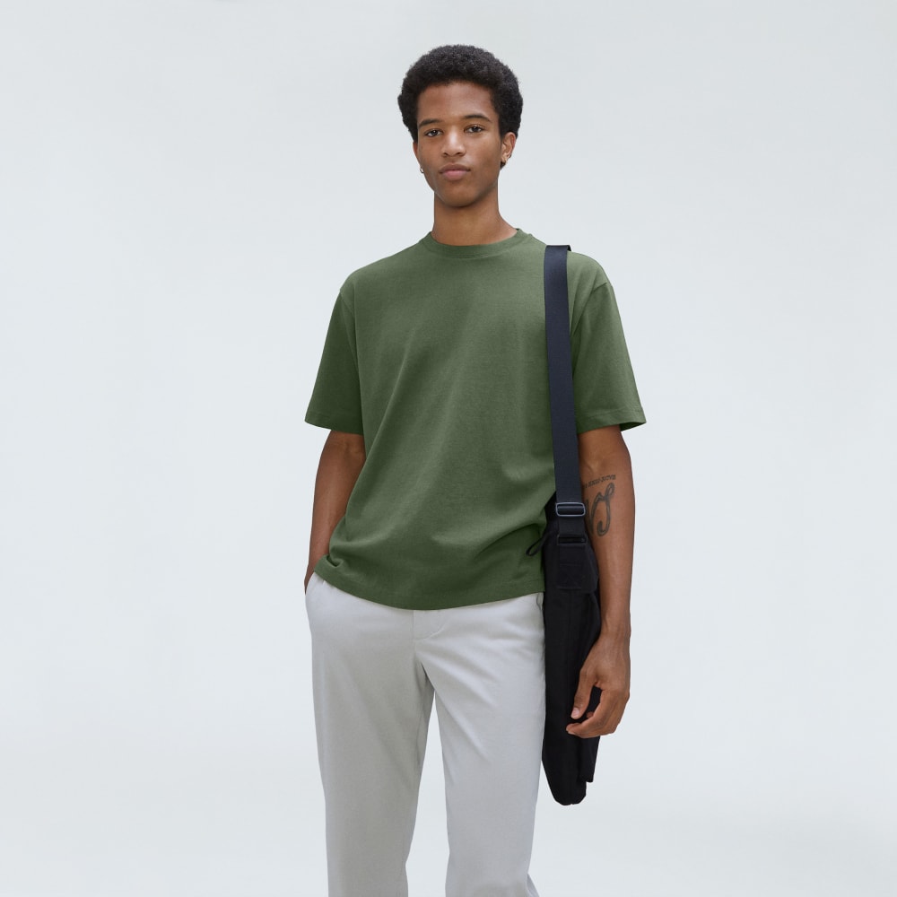 The Premium-Weight Relaxed Crew | Uniform | Forest Green