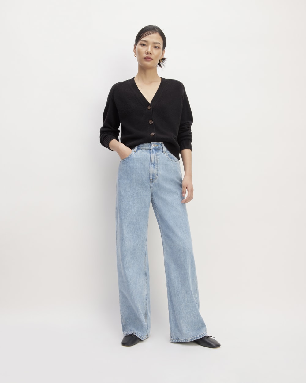 The Cashmere Cardigan | Black