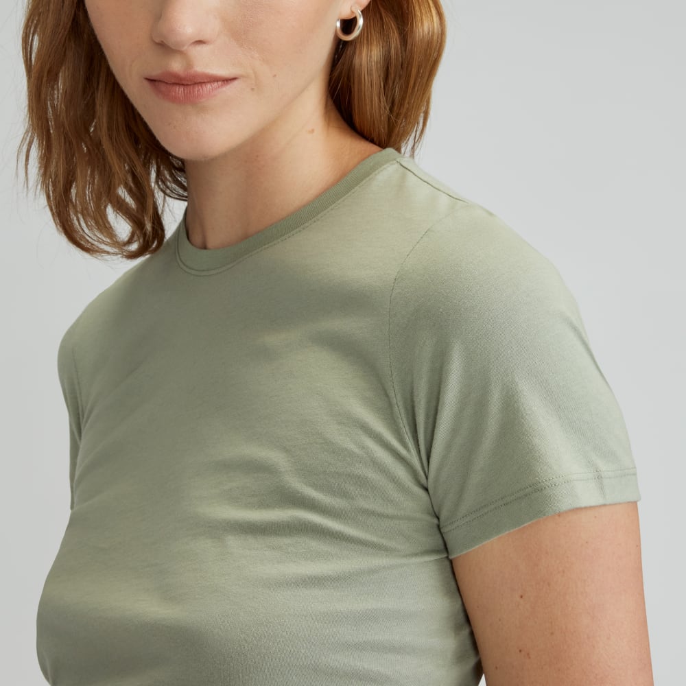 The Organic Cotton Crew Tee | Seagrass