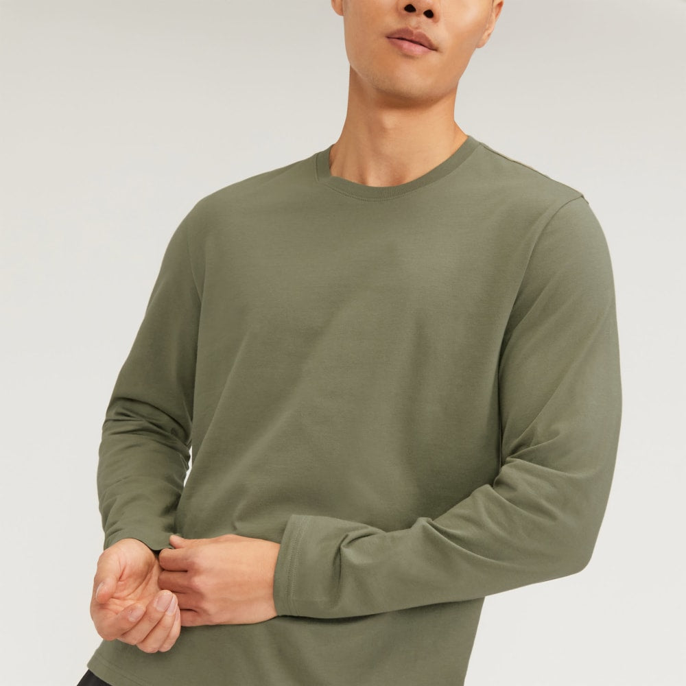 The Essential Organic Long-Sleeve Tee | Kalamata
