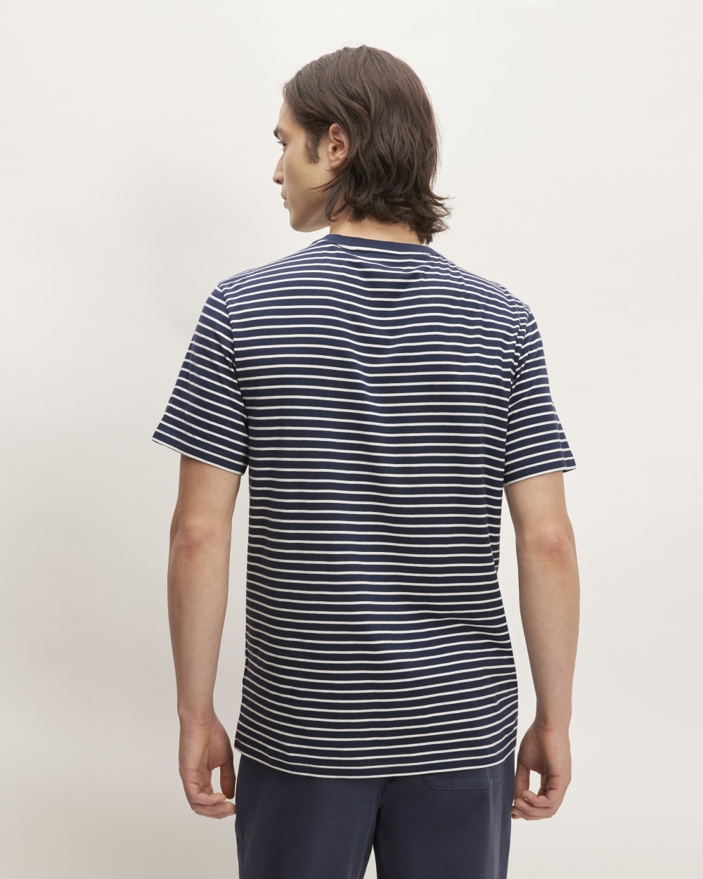 The Essential Organic Crew |  Navy / Bone