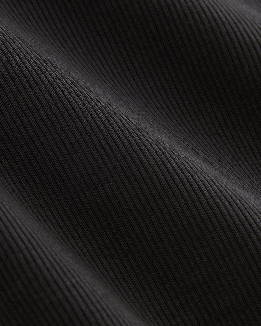 The Luxe Rib Square-Neck Tank | Black