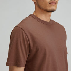 The Everyone Relaxed Hemp Tee | Carob Brown
