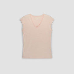The Hemp Scoop-Neck Muscle Tee | Petal Pink