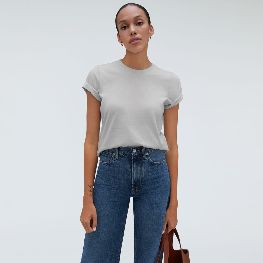 The Organic Cotton Crew Tee | Ice