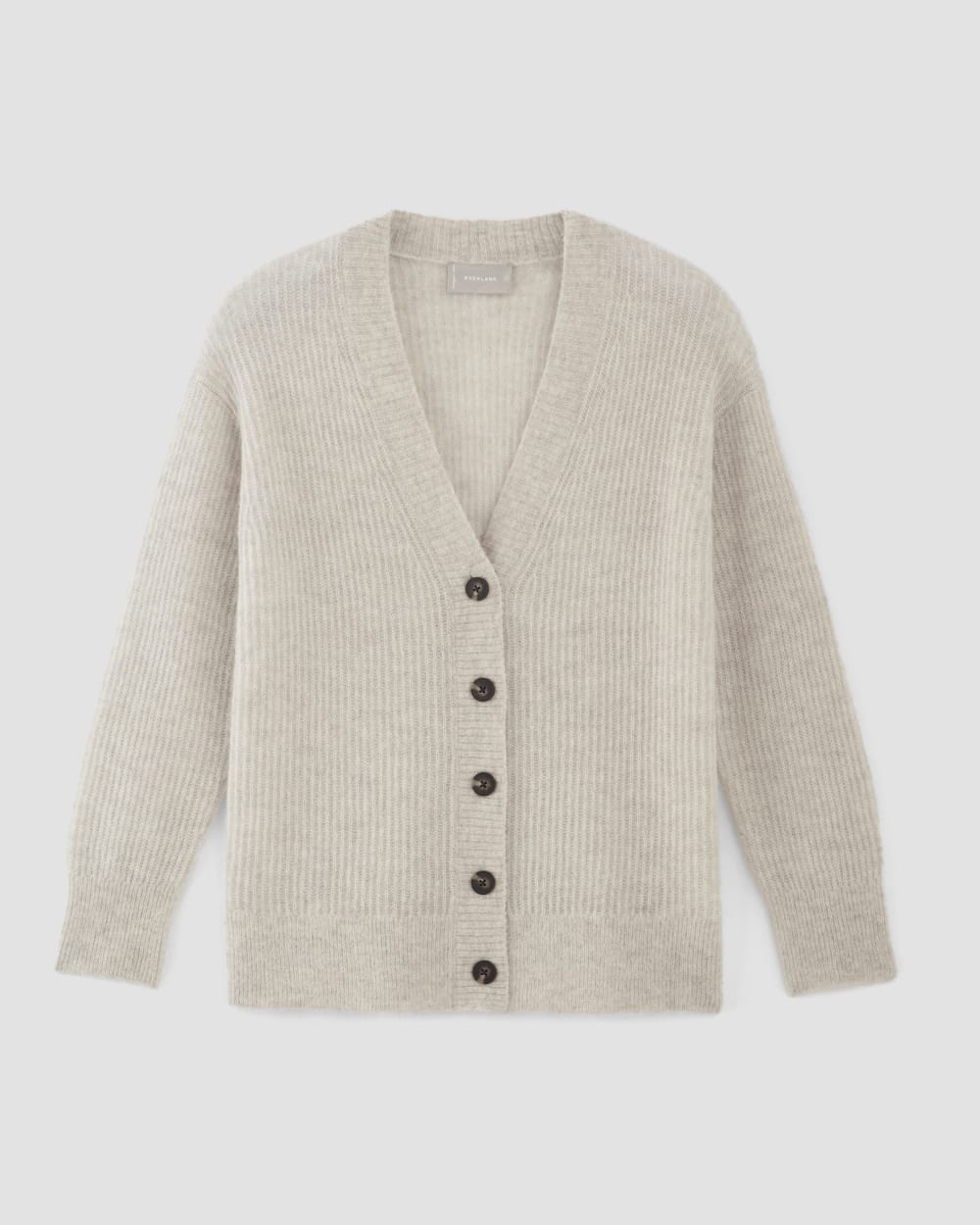 The Alpaca Oversized Cardigan | Almond