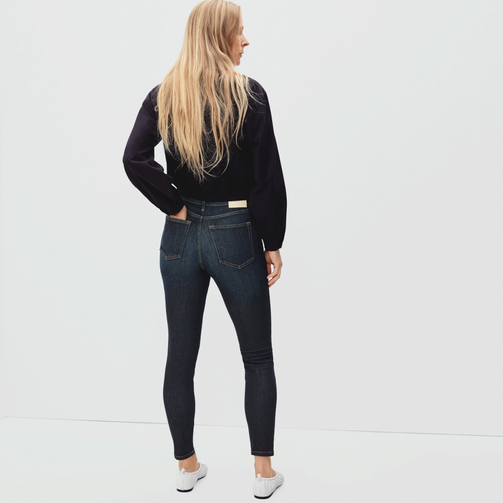 The Authentic Stretch High-Rise Skinny | Deep Indigo | 28.5" Inseam