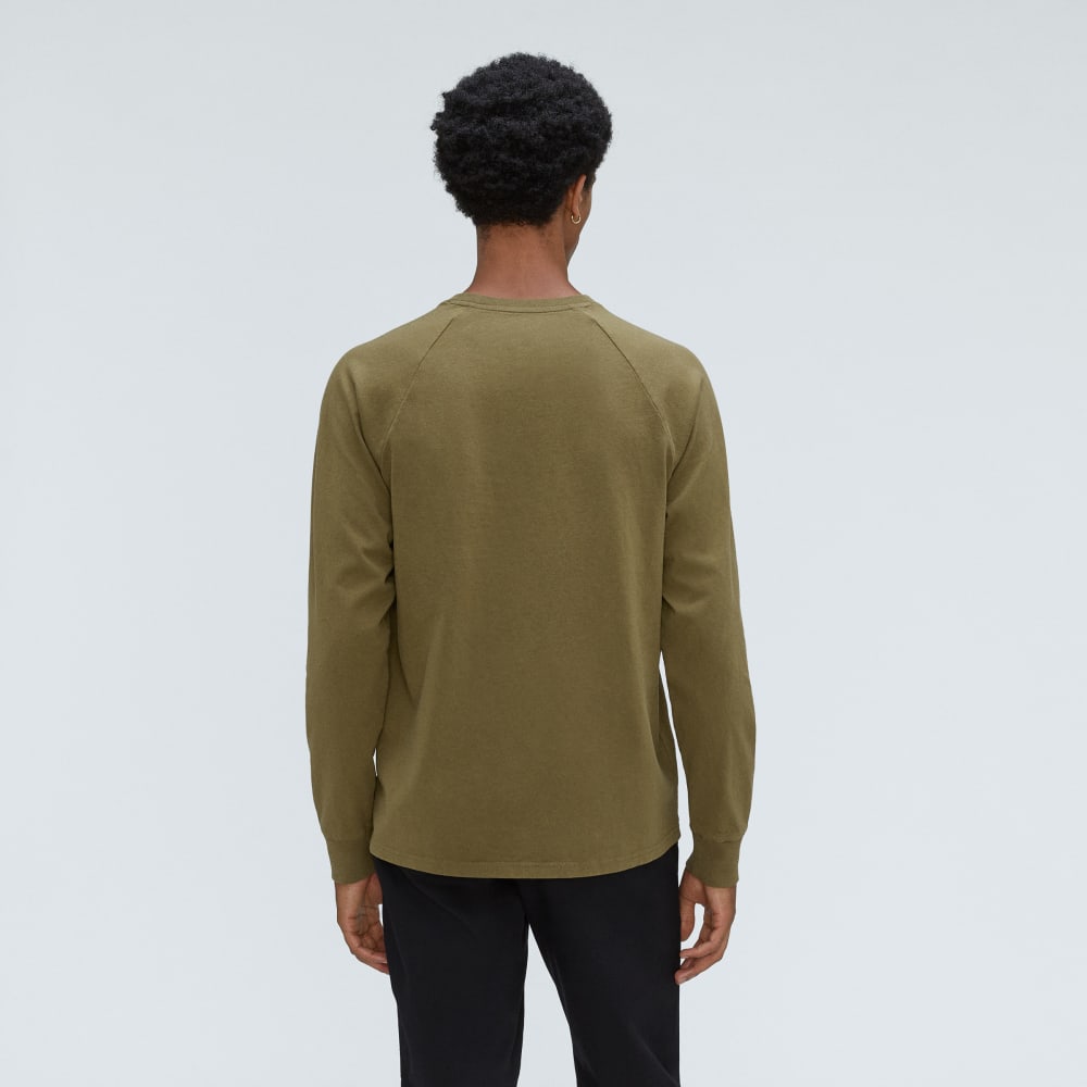 The Premium-Weight Long-Sleeve Crew | Uniform | Olive
