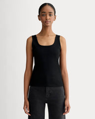 The Pointelle Cami | Black