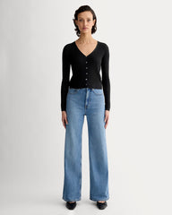 The Cardigan in Ultrasoft Merino | Black