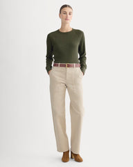 Slim-Fit Crew in Cozy Waffle | Heather Beech