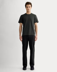 The Essential Organic Crew | Washed Black