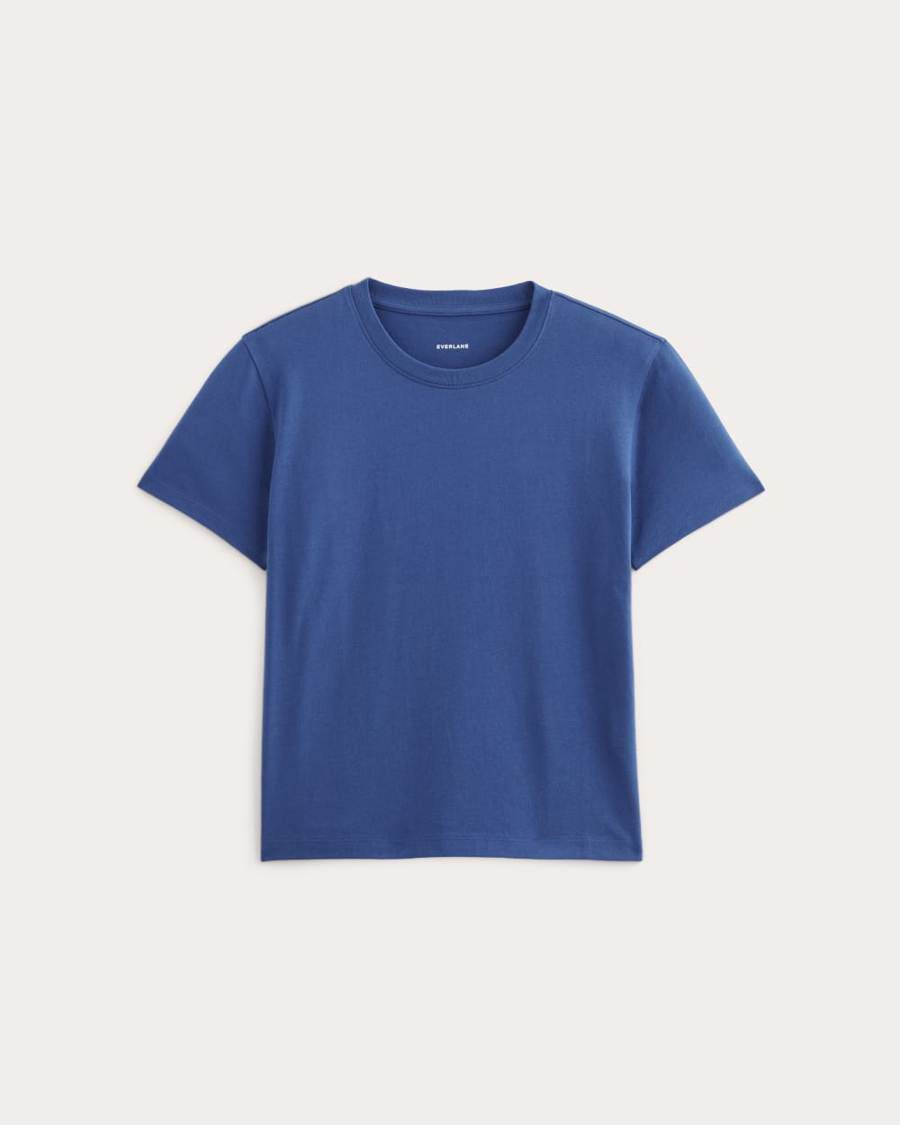 The Box-Cut Tee in Essential Cotton | Bright Cobalt | No Pocket