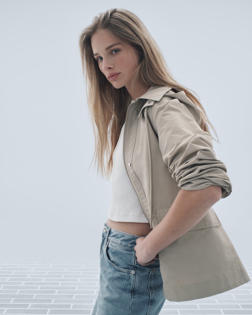 The Selfie Boatneck Tank | White