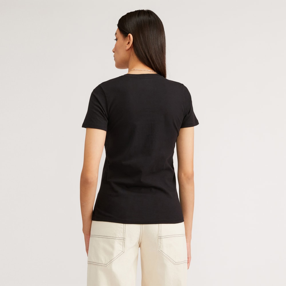 The Organic Cotton V-Neck | Black