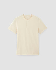 The Essential Organic Garment-Dyed Henley | Parchment