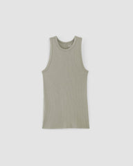 The Luxe Rib Racerback Tank | Sage Green