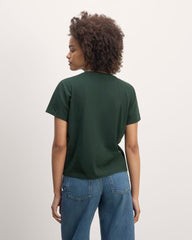 The Box-Cut Tee in Essential Cotton | Scarab | No Pocket