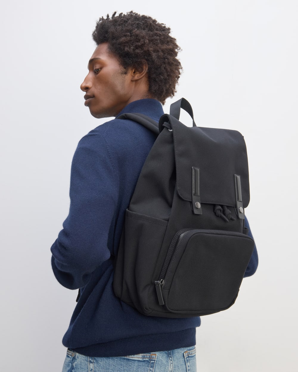 The Canvas Backpack | Black