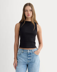 The Selfie Boatneck Tank | Black