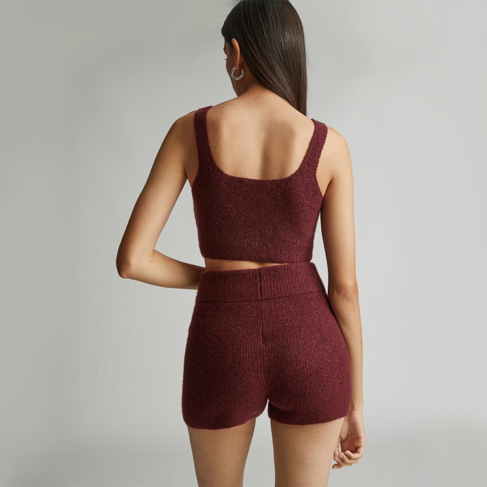 The Cozy-Stretch Short | Brandy