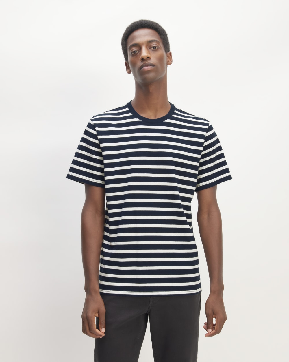 The Premium-Weight Crew | Uniform |  Navy / Bone