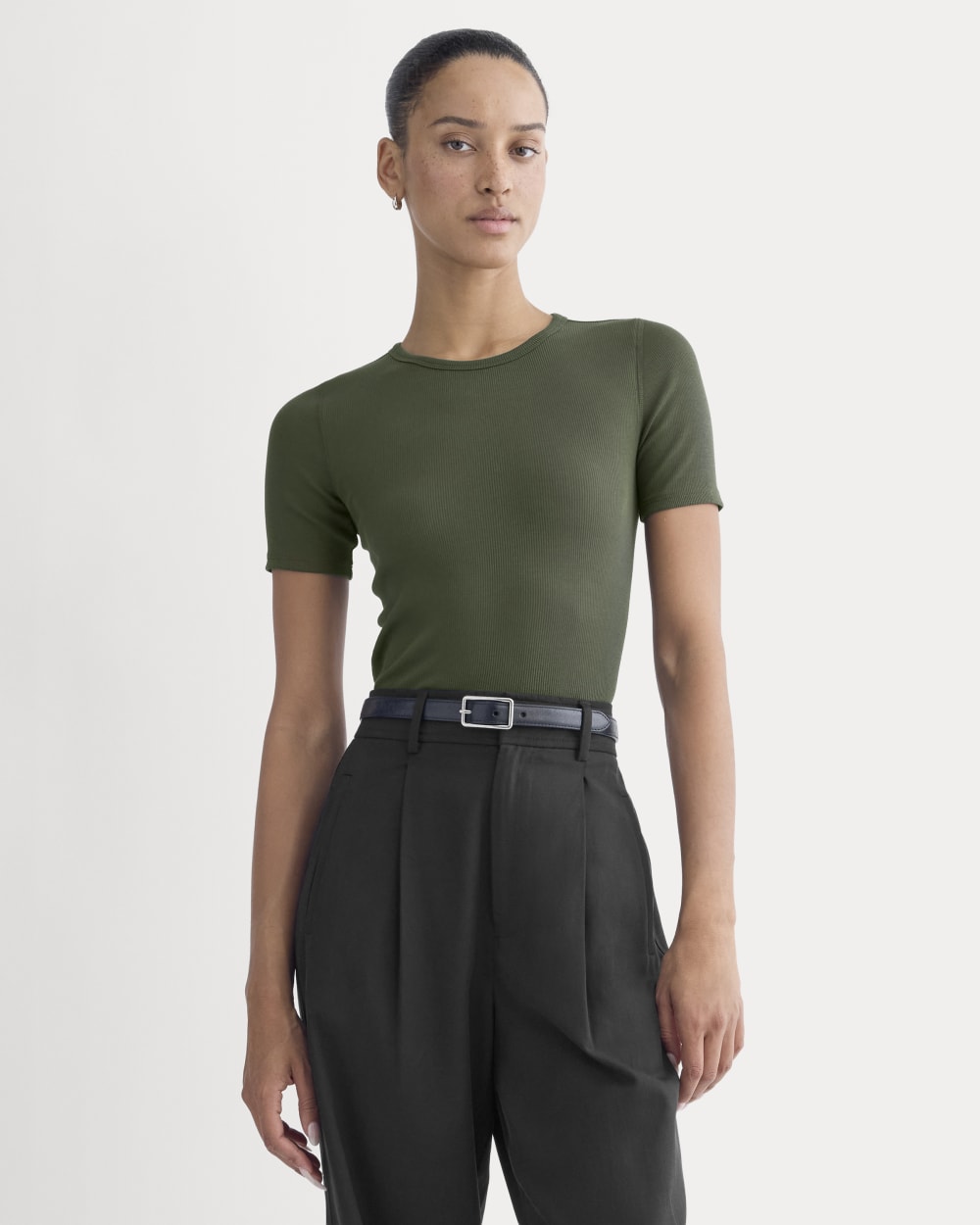 The Luxe Rib Crew | Dark Forest