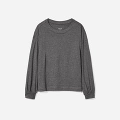 The Organic Cotton Long-Sleeve Tee | Charcoal