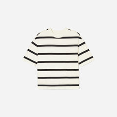 The Premium Weight Relaxed Tee | Black / Canvas