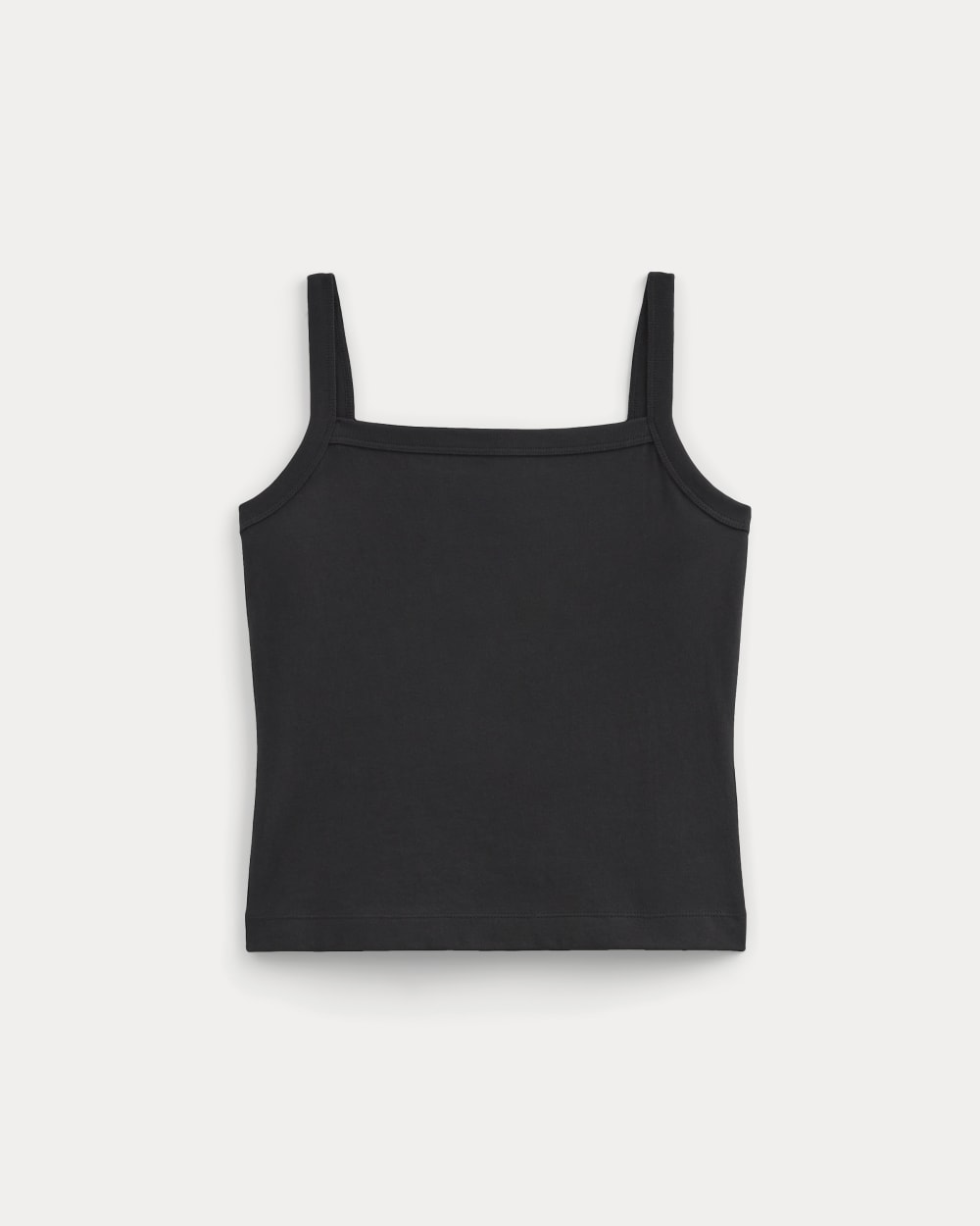 The Essential Square-Neck Tank | Black