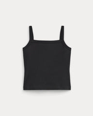 The Essential Square-Neck Tank | Black