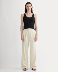 The Shimmy Scoop-Neck Tank | Black