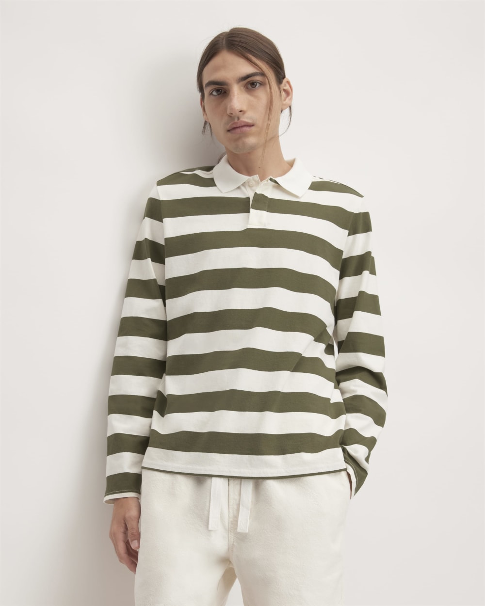 The Premium-Weight Rugby Shirt | Kalamata / Bone