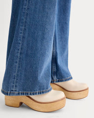 The Wooden Puffa Clog | Canvas