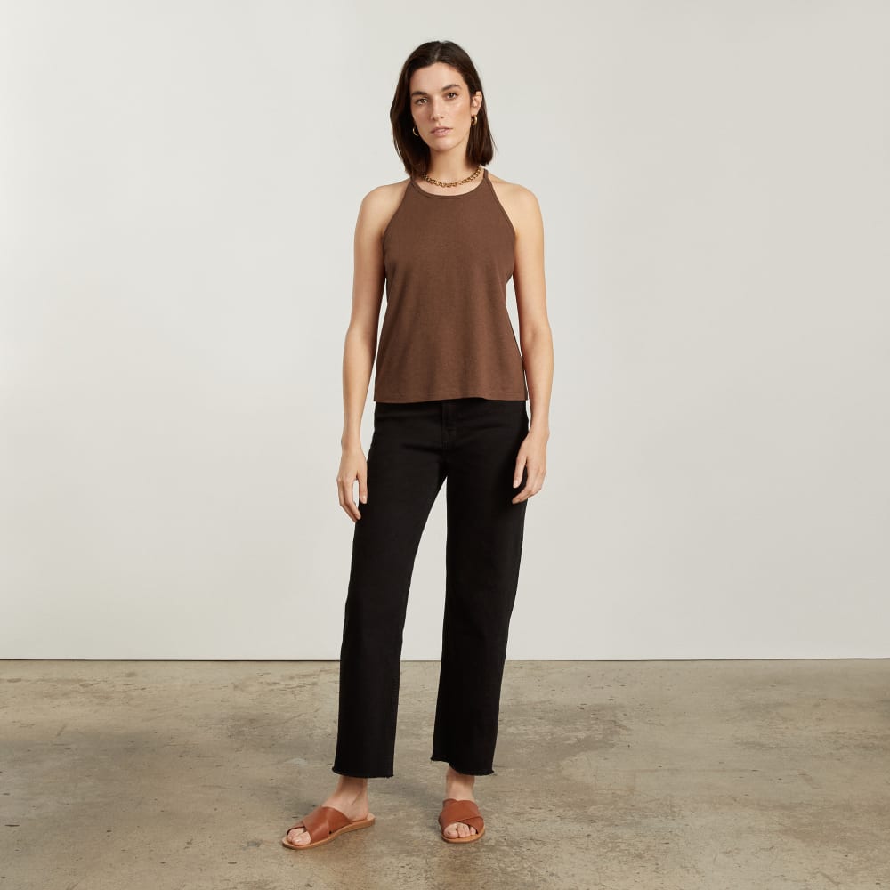 The Hemp Cutaway Tank | Espresso